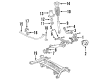 Toyota Matrix Rear Crossmember Diagram - 51206-12190