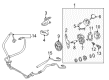 2003 Toyota Tacoma Power Steering Pump Diagram - 44320-04052