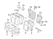 2013 Toyota Corolla Seat Cushion Diagram - 71651-12A10