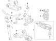 2008 Toyota Sequoia Sway Bar Link Diagram - 48830-0C020