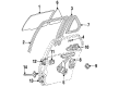 1994 Toyota Tercel Door Latch Assembly Diagram - 69050-16080