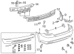 2007 Scion tC Bumper Diagram - 52159-21902