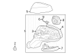 2023 Toyota RAV4 Prime Car Mirror Diagram - 87940-0R909