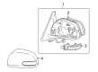 2011 Toyota 4Runner Car Mirror Diagram - 87931-35A50