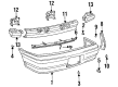 1993 Toyota Tercel Bumper Diagram - 52159-16916