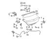 2006 Toyota Solara Trunk Lid Latch Diagram - 64600-AA010