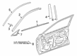 2021 Toyota Avalon Door Moldings Diagram - 75720-07030