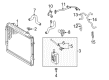 1997 Toyota 4Runner Coolant Reservoir Diagram - 16470-75030