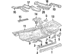 Toyota Supra Front Cross-Member Diagram - 57451-14040