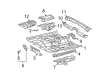 2004 Toyota Avalon Floor Pan Diagram - 58111-07030