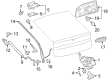 Toyota RAV4 Prime Rear Door Striker Diagram - 69430-48030