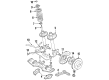 1990 Toyota Cressida Control Arm Diagram - 48068-49075