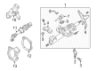 1997 Toyota Camry Steering Column Diagram - 45250-06300