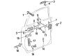 1993 Toyota Previa Interior Door Handle Diagram - 69205-95D00