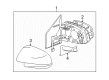 Toyota Mirror Cover Diagram - 87915-0R050