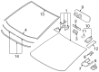 2023 Toyota RAV4 Prime Parking Assist Distance Sensor Diagram - 89341-K0060-D4