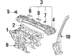 1991 Toyota Camry Dash Panels Diagram - 55101-32112