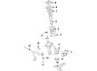 Toyota Prius Plug-In Sway Bar Link Diagram - 48820-47020