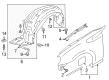 Toyota 86 Fender Diagram - SU003-01390