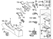 Toyota bZ4X Center Console Latch Diagram - 58908-33030