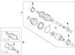 Toyota Prius Plug-In Axle Shaft Diagram - 43420-47031