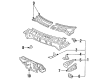 1995 Toyota Camry Dash Panels Diagram - 55101-06100