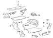 2000 Toyota Corolla Car Speakers Diagram - 86160-02141