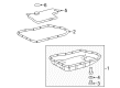 Toyota Sienna Transmission Pan Diagram - 35106-48011