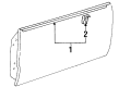 Toyota Paseo Door Moldings Diagram - 75710-0W010