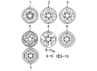 2005 Toyota Sequoia Spare Wheel Diagram - 42611-AF011