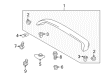 Toyota Echo Spoiler Diagram - 76871-52070-B0