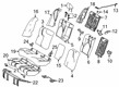 2023 Toyota Camry Seat Cushion Diagram - 71651-06470