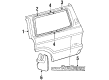 1985 Toyota Land Cruiser Weather Strip Diagram - 62741-90A01