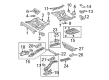 2012 Toyota Avalon Floor Pan Diagram - 58311-07030