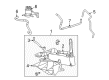 2006 Toyota Highlander Oil Cooler Hose Diagram - G1273-48010