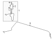 2003 Toyota Sequoia Antenna Mast Diagram - 86337-AF011