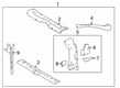 2022 Toyota Corolla Radiator Support Diagram - 53205-02300