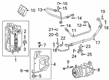 2020 Toyota GR Supra A/C Condenser Diagram - 88460-WAA01