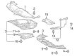 Toyota Prius Engine Cover Diagram - 51447-47040