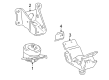 2010 Toyota 4Runner Engine Mount Diagram - 12311-75090