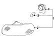 Toyota Supra Side Marker Light Diagram - 81730-14170