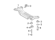 Toyota Rear Crossmember Diagram - 51206-06104