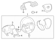 2023 Toyota Tundra Steering Column Cover Diagram - 45186-0C050