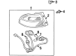 Toyota Avalon Back Up Light Diagram - 81561-AC030