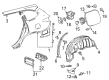 2022 Toyota Corolla Fuel Door Hinge Diagram - 77366-52010