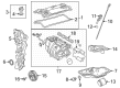 Toyota Venza Engine Cover Diagram - 12613-25020