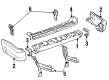 1992 Toyota 4Runner Bumper Diagram - 52105-35150