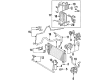 1993 Toyota Corolla HVAC Pressure Switch Diagram - 88645-50010