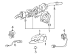 1999 Toyota Solara Steering Column Cover Diagram - 45287-06050-A0