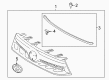 Toyota Highlander Grille Diagram - 53101-48370